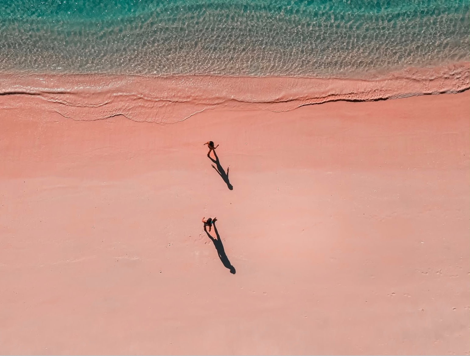pink beach