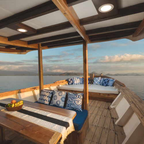 Private Charter 1 Day Komodo Cruise with Stylish Wooden Open-Deck Boat | Orca